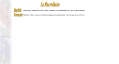 Desktop Screenshot of marseillaise.org