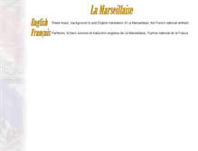 Tablet Screenshot of marseillaise.org